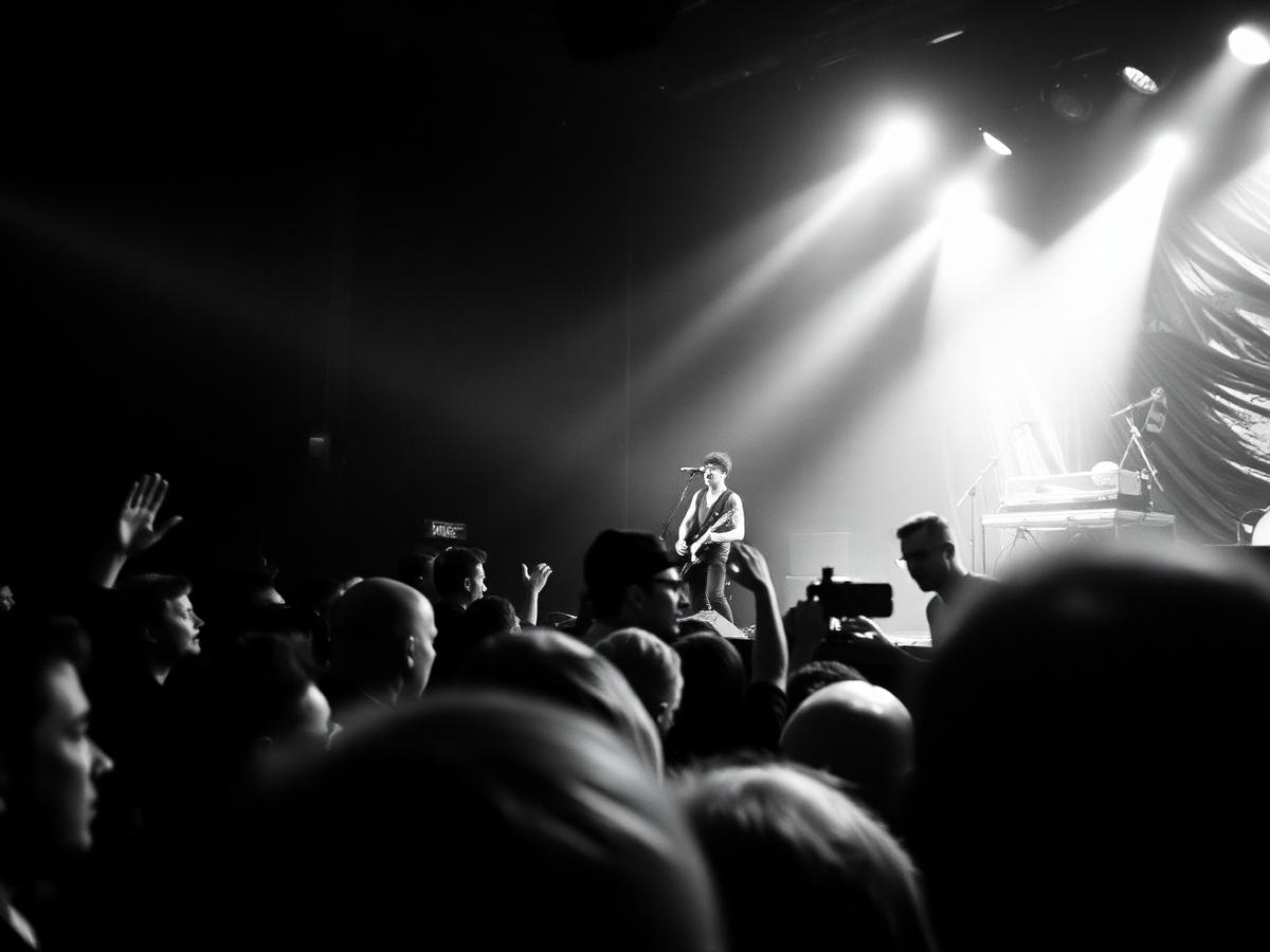 Krona playing a packed live show